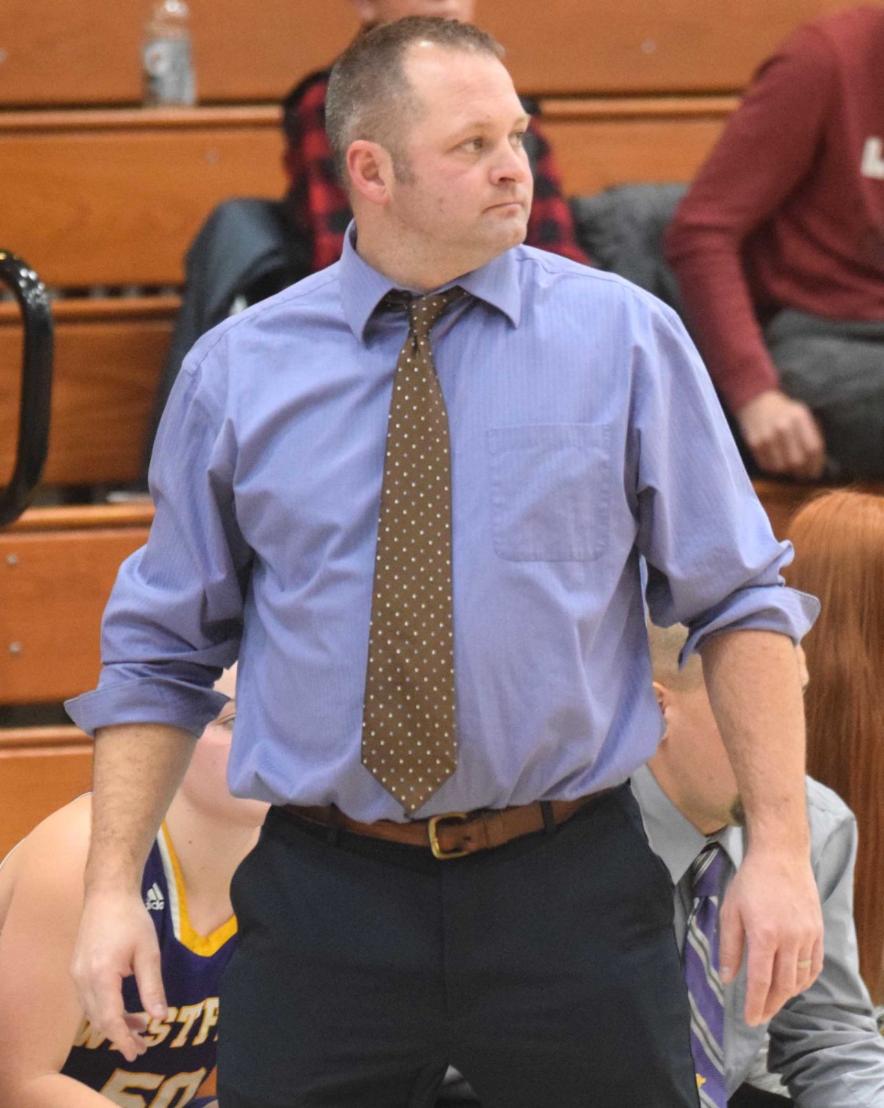 Westfield coach Luke Showen